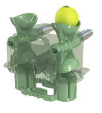 Photo of the detail of VIVA Professional juicers suitable for foodservice