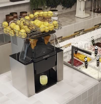 Photo of the detail of Z06 Nature Inox Professional juicers suitable for foodservice