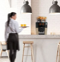 Photo of the detail of Z14 Professional juicers in color  suitable for hosteleria
