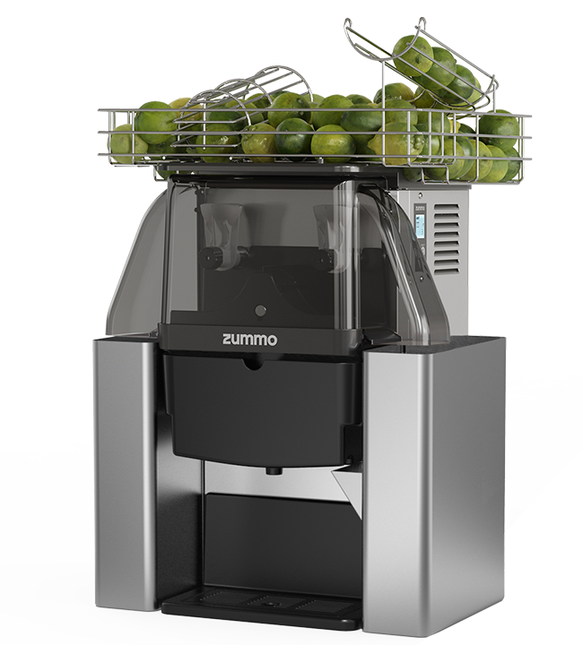 Video of the detail of Z06 Nature Inox Professional juicers suitable for foodservice
