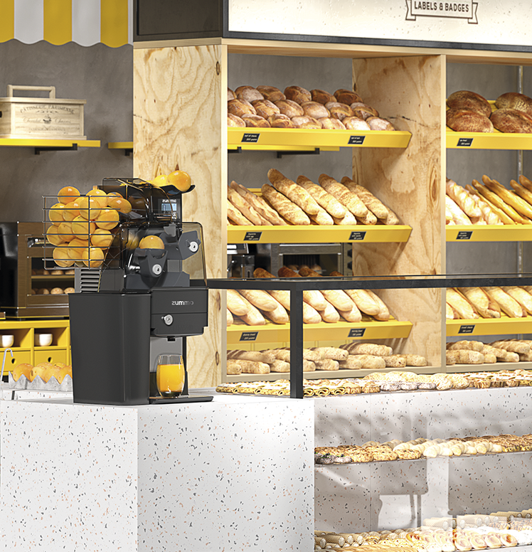 hover: Maquinas profesionales de zumo para panaderías y cafeterías