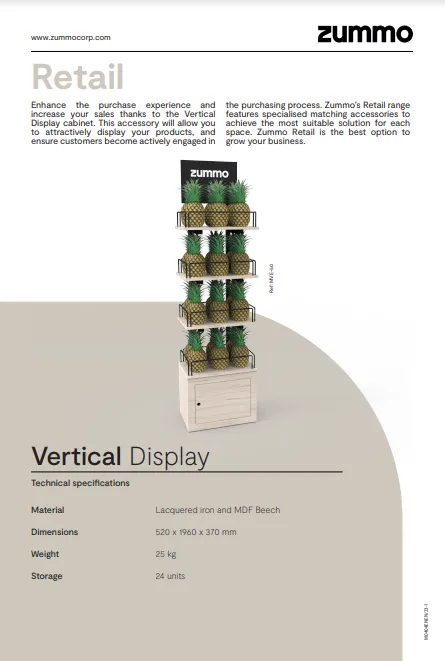 Vertical Display Isla